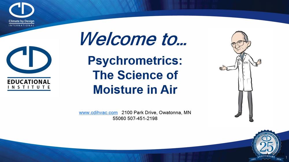 Psychrometrics: The Science of Moisture in Air