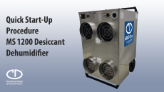 MS 1200 Desiccant Dehumidifier
