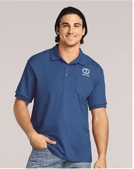 gildan polo shirts with pocket